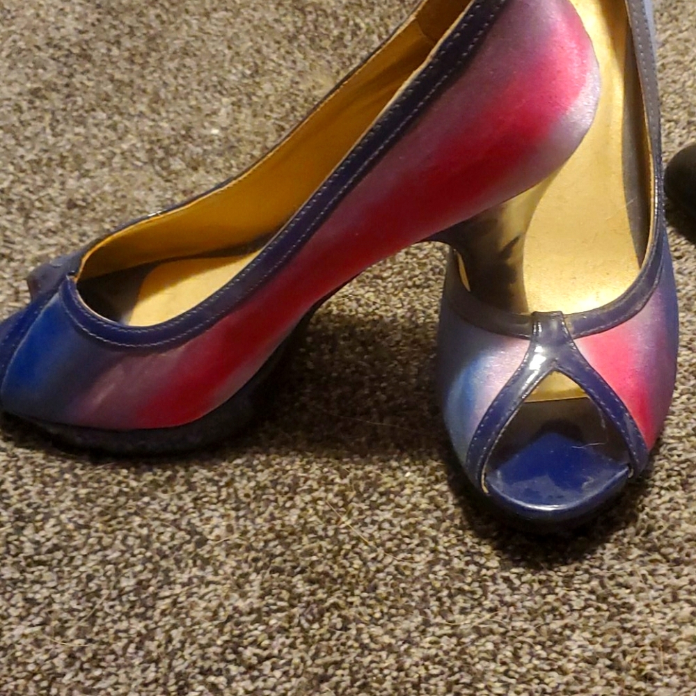 NWOT Madden girl shoes ombre navy to light…